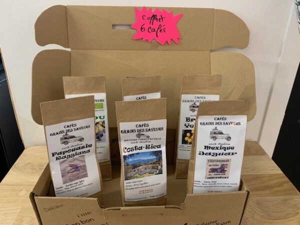 Box Café découverte  MOUTURE  FILTRE ET PISTON